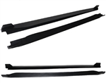 15-23 Mustang Side Skirts 2 Fin Style Rocker Panel Extension Side Skirts PP