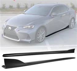 2014-2020 Lexus IS250 IS300 IS350 Matte Black Side Skirts ( Artisan Spirits style )