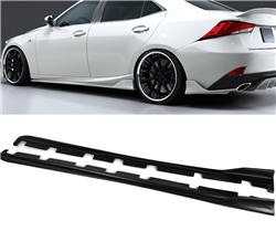 14-20 LEXUS IS250 IS300 IS350 AR SIDE SKIRTS MATTE BLACK - PP