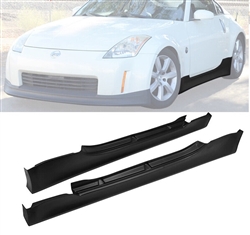 2003-2009 Nissan 350Z Z33 V Style Side Skirts Rocker Panel PU