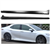 2018-2023 Toyota Camry  Matte Black PP Side Skirts Extension