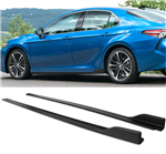 2018-2023 Toyota Camry V3 Style Side Skirts Extensions PP