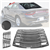 11-22 DODGE CHARGER SIDE LOUVER REAR WINDOW SCOOP COVER CF PRINT