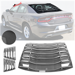 11-22 DODGE CHARGER SIDE LOUVER REAR WINDOW SCOOP COVER CF PRINT