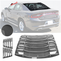11-22 DODGE CHARGER SIDE LOUVER REAR WINDOW SCOOP COVER CF PRINT