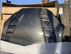 09-10 HYUNDAI GENESIS 2DR JS STYLE CARBON FIBER HOOD