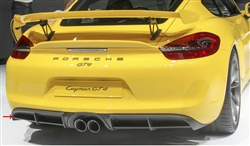 13-16 PORSCHE 981 CAYMAN GT4 / BOXSTER GT4-STYLE REPLACMENT REAR DIFFUSER