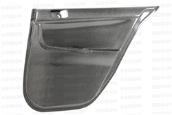 CARBON FIBRE REAR DOOR PANELS FOR 2008-2013 MITSUBISHI LANCER EVO X