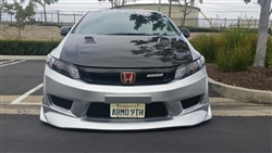 2012-2015 HONDA CIVIC  JDM TYPE-R FRONT BUMPER COVER