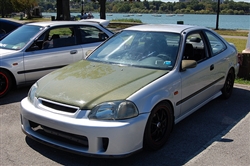 96-98 HONDA CIVIC FRONT BUMPER BYS STYLE (FIBERGLASS/CARBON)