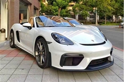17-22 PORSCHE 718 BOXSTER CAYMAN GT4-STYLE FRONT BUMPER COVER W/HL WASHER
