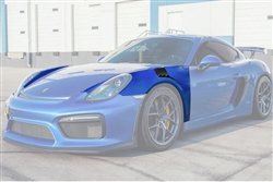 13-16 PORSCHE 981 BOXSTER CAYMAN GT2-RS FRONT FENDER SET (METAL)