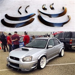 2004-2005 Subaru Impreza WRX STi   Wide Body Fender Flares Overfenders karlton style