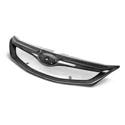 STI-STYLE CARBON FIBER FRONT GRILLE FOR 2008-2010 SUBARU WRX / STI