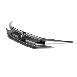 OEM-STYLE CARBON FIBER FRONT GRILLE FOR 2016-2018 HONDA CIVIC