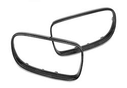 CARBON FIBER FRONT GRILLE TRIM FOR 2007-2010 BMW E92 3 SERIES COUPE
