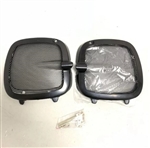 97-00 IMPREZA GC8 STI FOG LIGHT COVER W/MESH PAIR (PLASTIC)