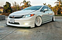 2012 HONDA CIVIC 4DR JDM MUGEN FRONT HALF LIP WITH CARBON STYLE LIP (PPR)