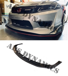 2012-2014 HONDA CIVIC CARBON FIBER SPLITTER FOR JS FRONT LIP