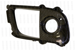 CARBON FIBER FOG LIGHT SURROUND FOR 2008-2015 MITSUBISHI LANCER EVO X