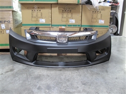 12 HONDA CIVIC 4D JDM TYPE-R UPPER GRILL WITH CHROME INSERT