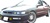 96-97 Honda Accord Front Bumper Lip M Style (PU)