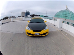 OEM-STYLE CARBON FIBER HOOD FOR 2010-2012 HYUNDAI GENESIS COUPE