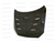 TS-STYLE CARBON FIBER HOOD FOR 2008-2015 MITSUBISHI LANCER EVO X