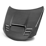 CWII-STYLE CARBON FIBER HOOD FOR 2008-2014 SUBARU WRX  STI