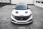 TS-STYLE CARBON FIBER HOOD FOR 2016-2020 HONDA CIVIC