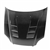 TS-Style Carbon Fiber Hood For 1996-1998 Honda Civic