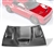 08-20 Dodge Challenger Hellcat Style Hood Scoop Air Intake Vents - Aluminum