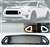 18-23 Ford Mustang RTR Style LED Front Bumper Honeycomb Upper Grille Smoke