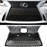 14-16 Lexus IS250 IS350 FSport Direct Replacement Front Mesh Grille - ABS