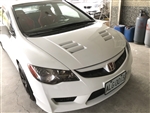 06-11 HONDA CIVIC JDM M STYLE HOOD PUR PLASTIC UNPAINTED