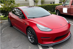 17-22 TESLA MODEL 3 GT STYLE FRONT BUMPER COVER PP PLASTIC + ARK FRONT LIP UNPAINT