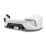 TT-STYLE FIBERGLASS / CARBON FIBER REAR BUMPER FOR 2016-2020 HONDA CIVIC SEDAN*