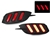 2016-2017 Honda Civic 4D Sedan Mustang Style LED Light Bar Rear Bumper Reflector Lights