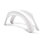 TT-STYLE FIBERGLASS REAR FENDER FLARES FOR 2016-2021 HONDA CIVIC SEDAN*