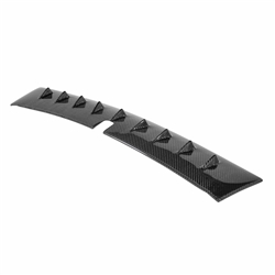 Carbon Fiber Roof Fin Spoiler For 2008-2015 Mitsubishi Lancer EVO X (Sound Package, No Sunroof) Antenna Base 5x9 Cm