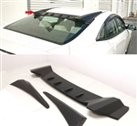 16-18 HONDA CIVIC 4DR TYPE-R STYLE ROOF SPOILER+ VORTEX GERNATOR