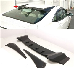 16-18 HONDA CIVIC 4DR TYPE-R STYLE ROOF SPOILER+ VORTEX GERNATOR