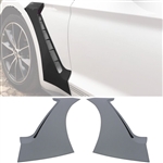 15-21 Ford Mustang GT350 Style Front Side Fender Scoops Trim Unpainted PP