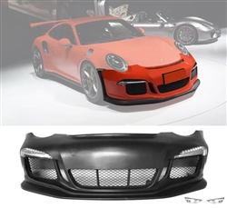 2005-2012 Porsche Carrera 911 997 to 991 GT3 RS Front Bumper w/ DRL