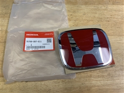 Red Honda Emblem
