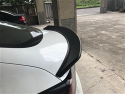 17-21 TESLA MODEL 3 DT-STYLE REAR TRUNK LID SPOILER WING ABS PLASTIC UNPAINT.