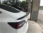 17-21 TESLA MODEL 3 JS-STYLE REAR TRUNK LID SPOILER WING ABS PLASTIC UNPAINT