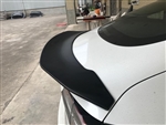 17-21 TESLA MODEL 3 V-STYLE REAR TRUNK LID SPOILER WING ABS PLASTIC UNPAINT.