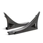 MB-Style Carbon Fiber Rear Side Skirt Extensions for 2023-2025 Honda Civic Type R