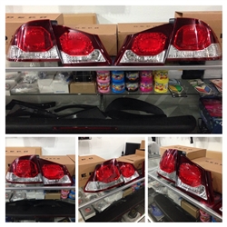 JDM FD2 Civic DEPO Type R Style Tail Lights (Late Model) 09-11